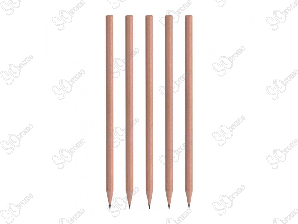 Naturel Yuvarlak Kurşun Kalem